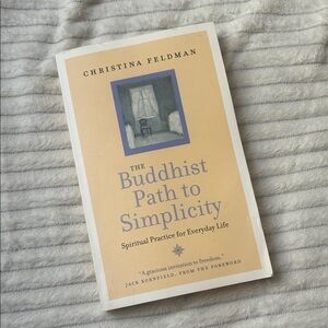 The Buddhist Path to Simplicity - Beige Paperback